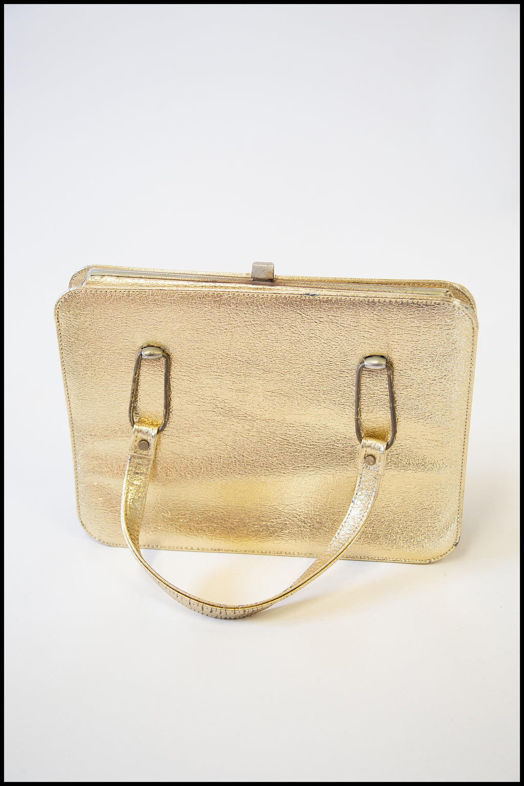 Vintage 1960s Gold Handbag