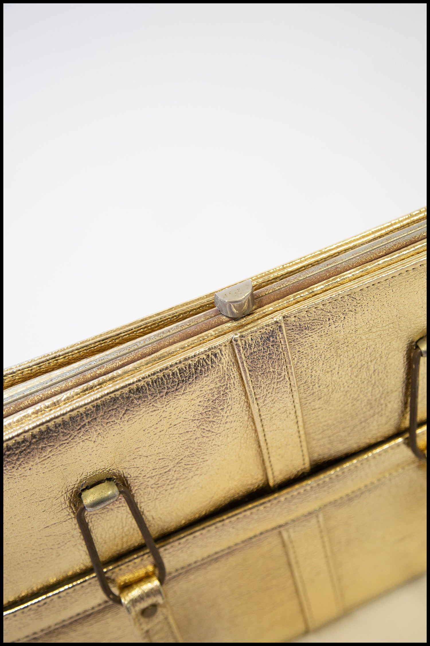 Vintage 1960s Gold Handbag