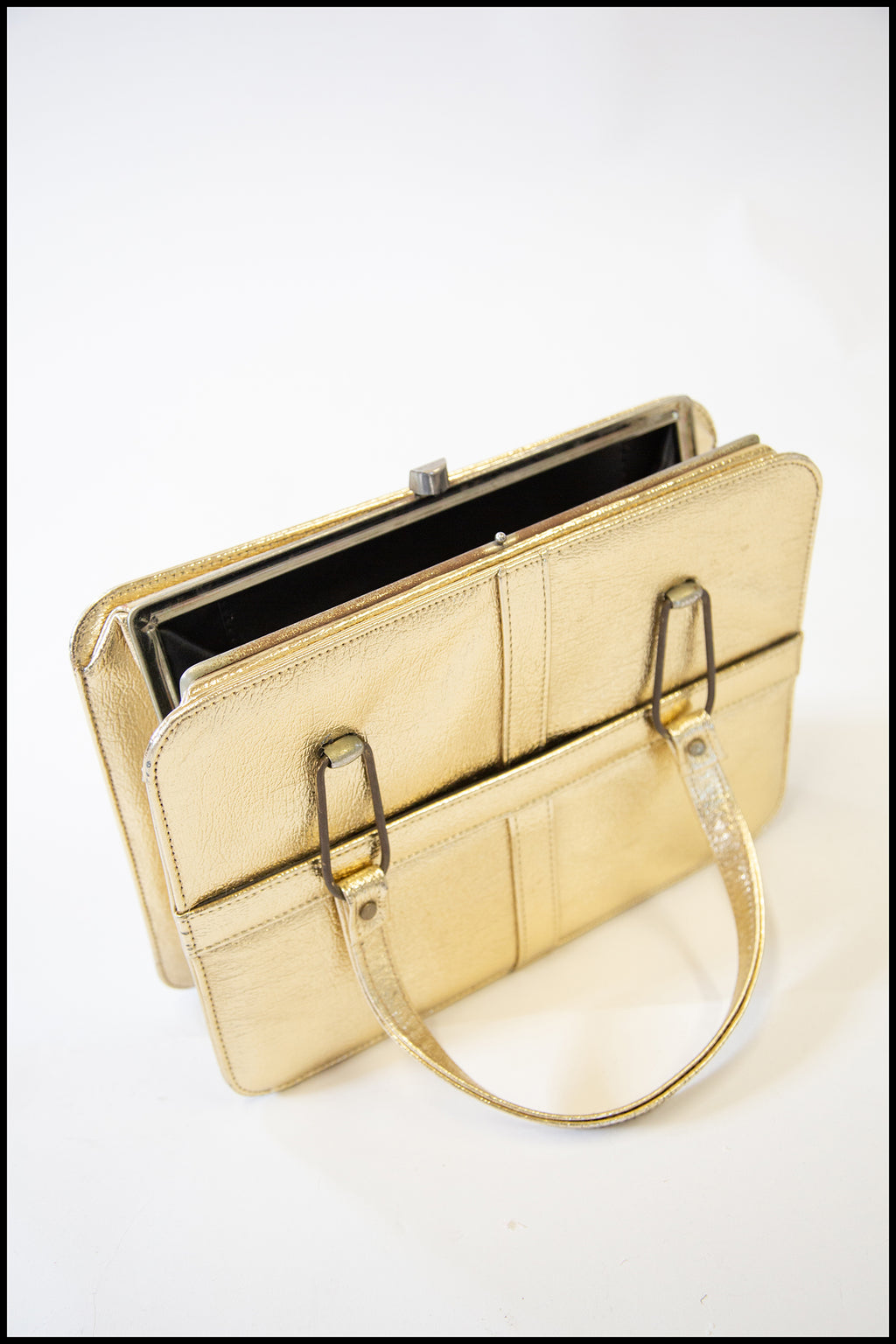 Vintage 1960s Gold Handbag