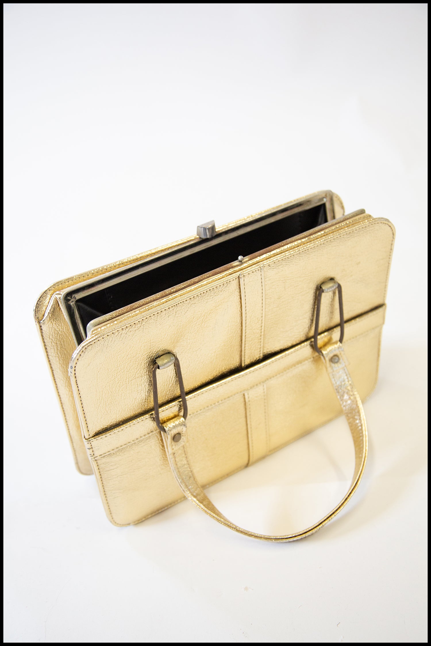 Vintage 1960s Gold Handbag