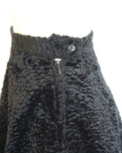 Vintage 1980s Black Velvet Swing Skirt