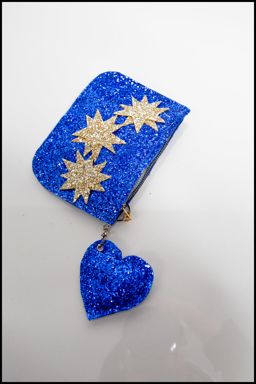 Purse - Blue Glitter Star Purse