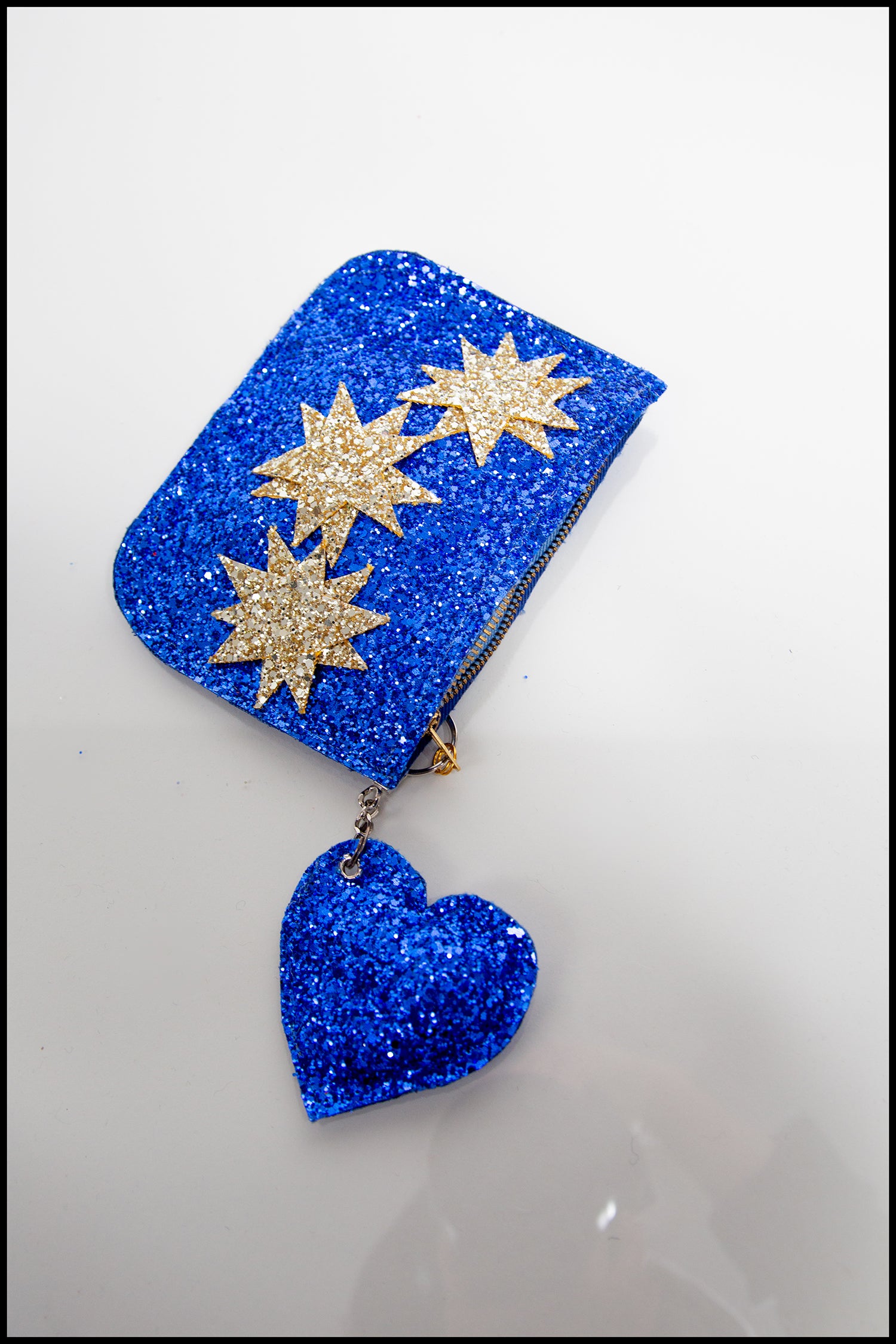 Purse - Blue Glitter Star Purse