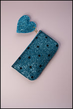 Purse - Blue Star Glitter Tulle Pouch Purse