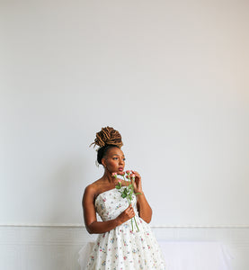 alexandra king floral silk dress 