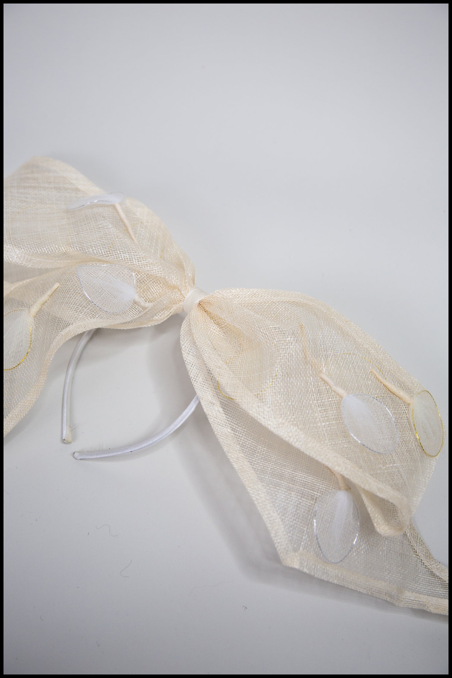 Hat - Large Sinamay Bow Fascinator