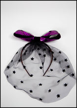 Veil - Black Magic Star Veil with Bow