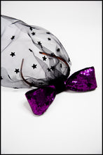 Veil - Black Magic Star Veil with Bow