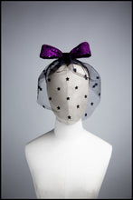 Veil - Black Magic Star Veil with Bow
