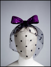 Veil - Black Magic Star Veil with Bow