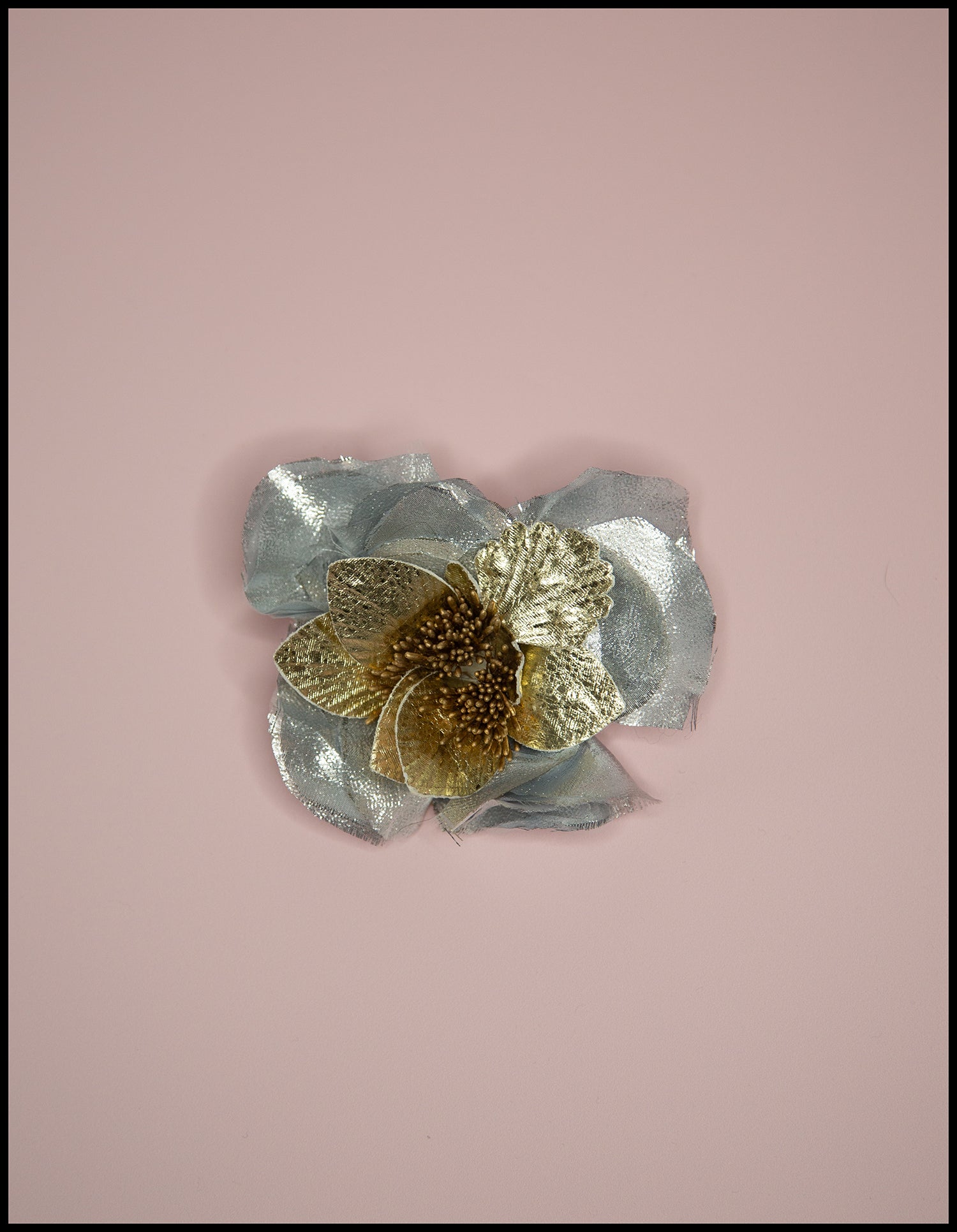 Corsage - Metallic Silver Gold Corsage ALEXANDRA-KING Corsage - Metallic Silver Gold Corsage ALEXANDRA-KING