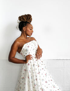 alexandra king floral silk dress 