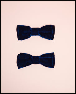 Velvet Bow Shoe Clips - Made to Order