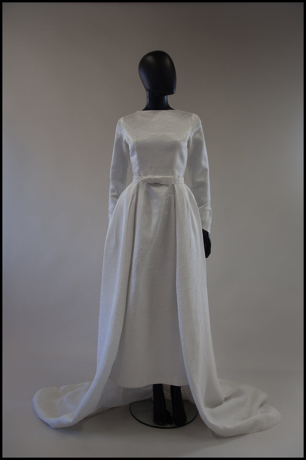 vintage 1960s wedding dress and overskirt alexandra king
