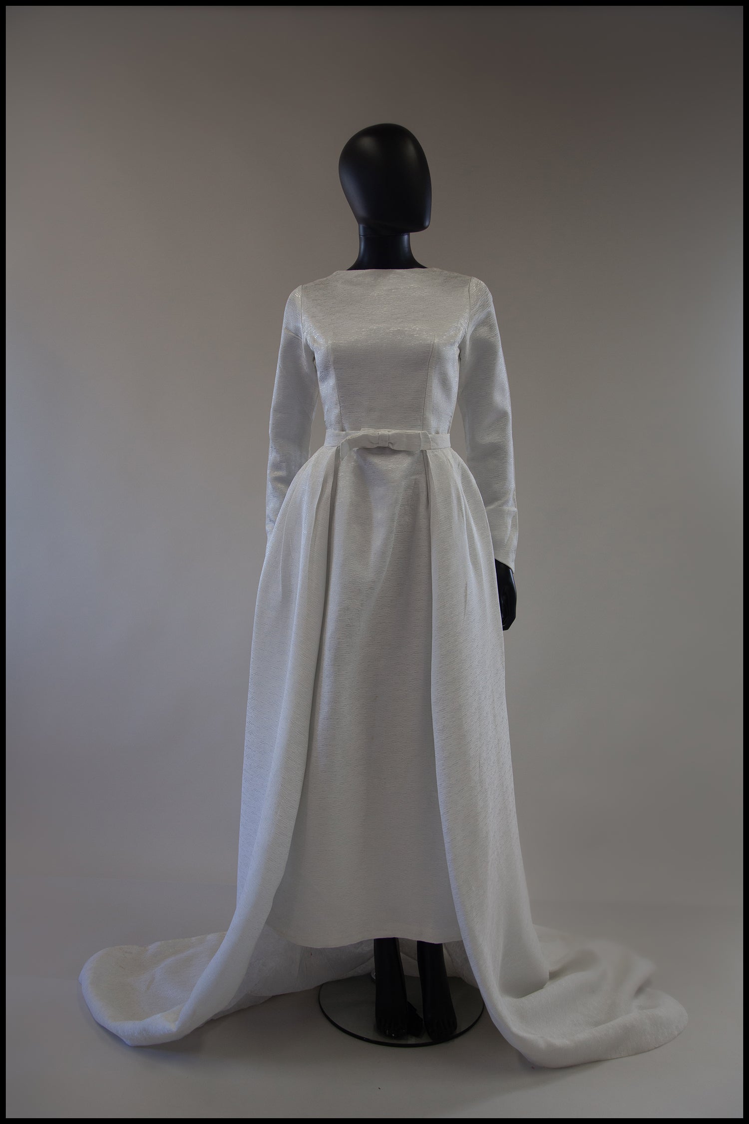vintage 1960s wedding dress and overskirt alexandra king