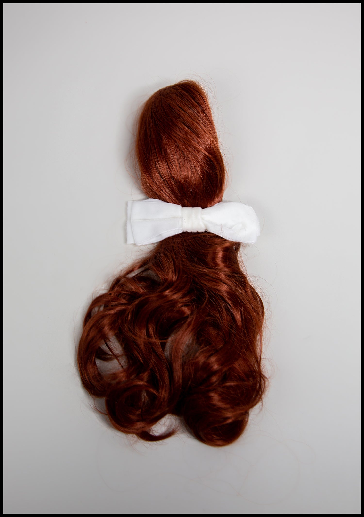Ivory Velvet Hair Bow Barrette – ALEXANDRAKING