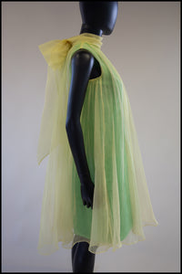 1960s yellow trapeze dress alexandra king vintage