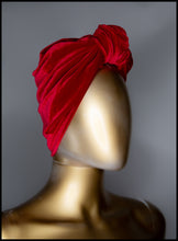 red velvet turban alexandra king