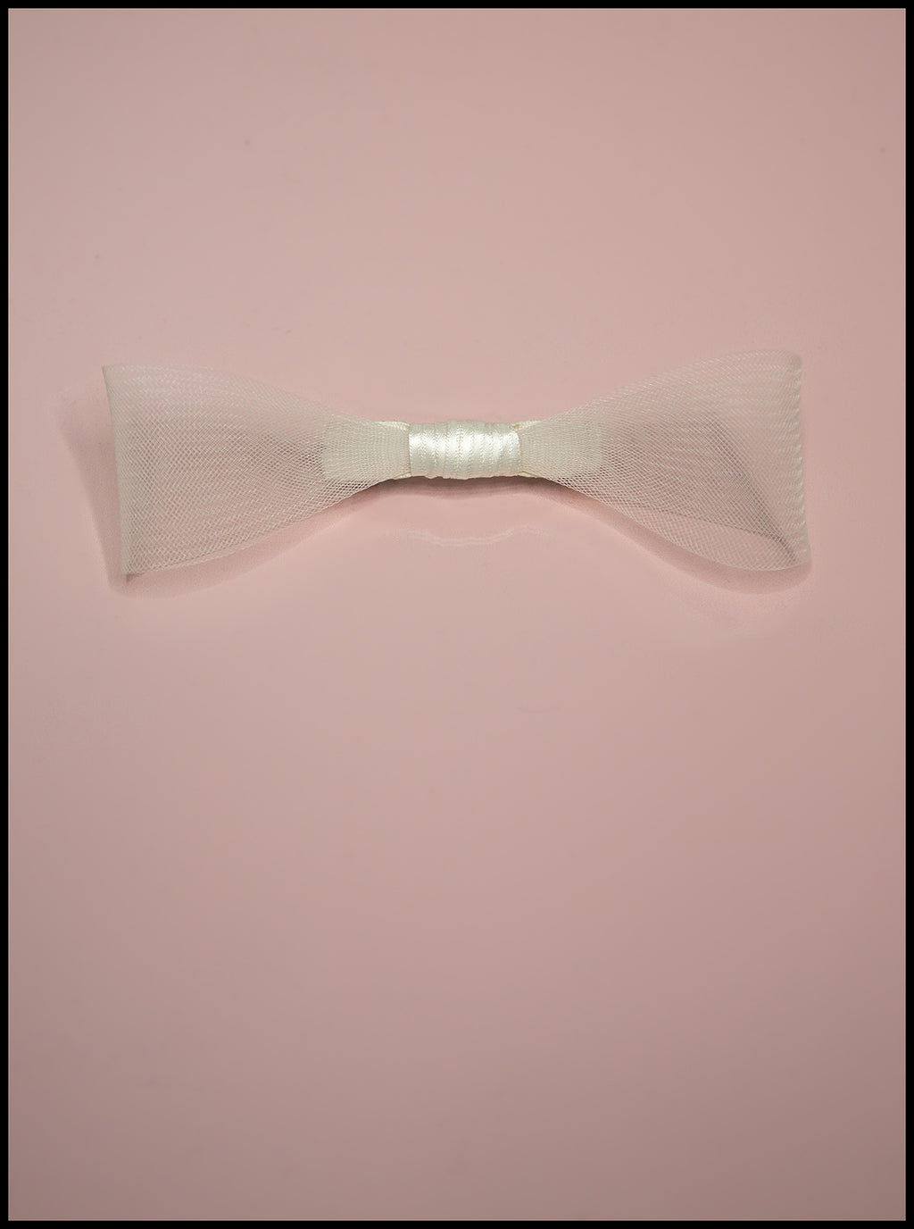 Ivory Crinoline Hair Bow