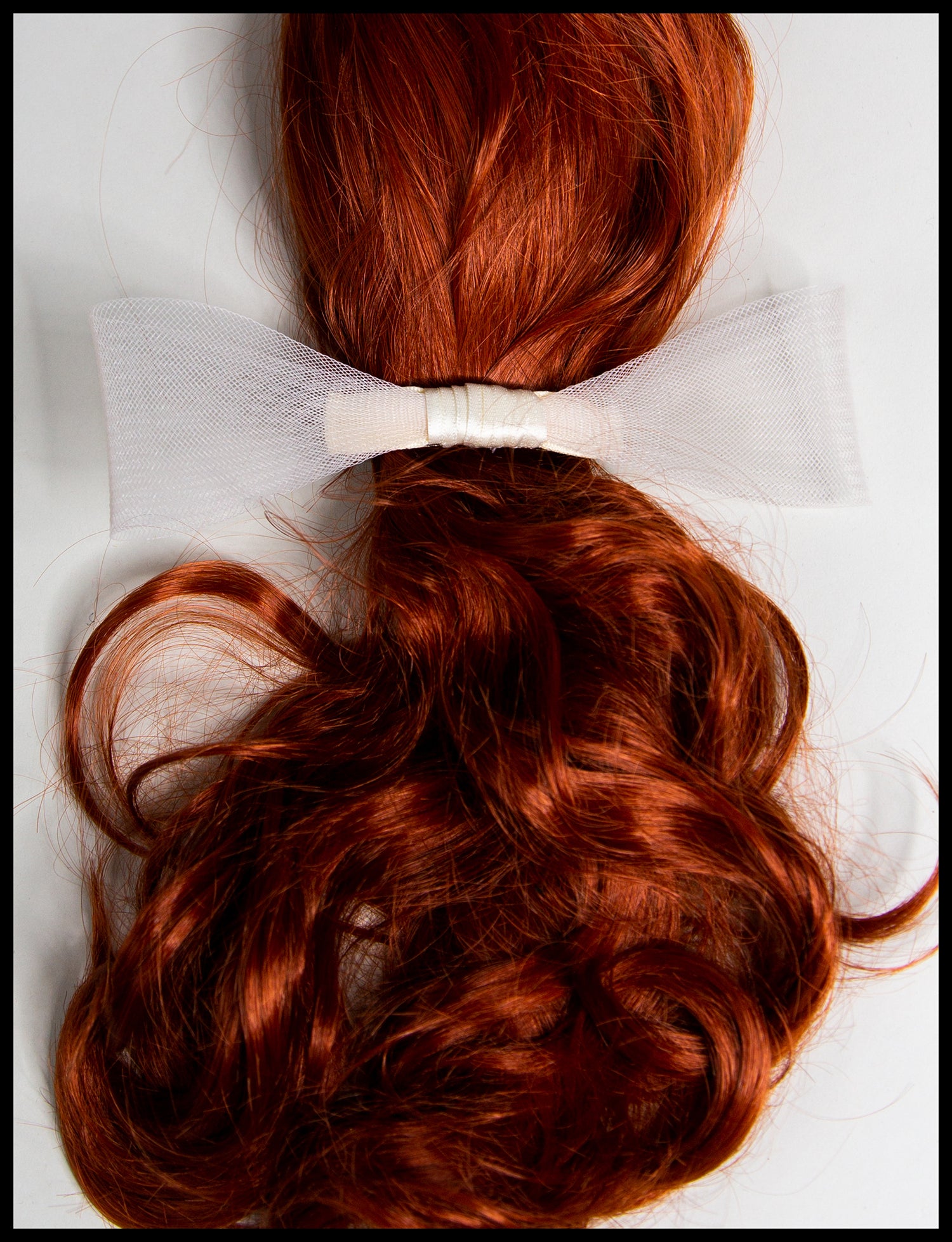 Ivory Crinoline Hair Bow