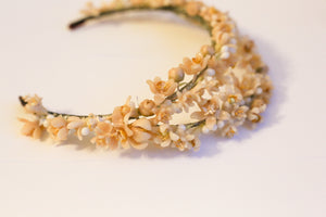 Vintage 1930s Wax Flower Crown