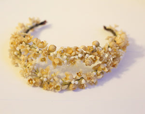 Vintage 1930s Wax Flower Crown