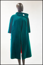 vintage 1950s green velvet coat alexandra king