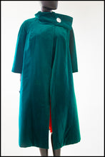 vintage 1950s green velvet coat alexandra king