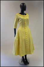 vintage 1950s yellow princess dress alexandra king 