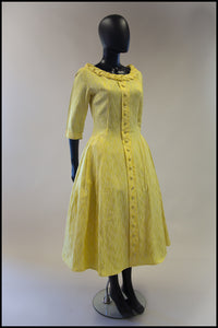 vintage 1950s yellow princess dress alexandra king 