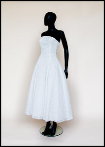 lace strapless wedding dress modern vintage alexandra king