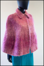vintage 1960s pink mohair cape alexandra king