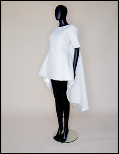 1960 - Wool Felt Mini Dress - S