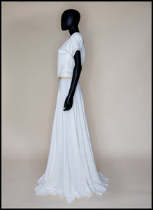 vintage 40s style wedding dress
