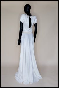 vintage invory wedding dress
