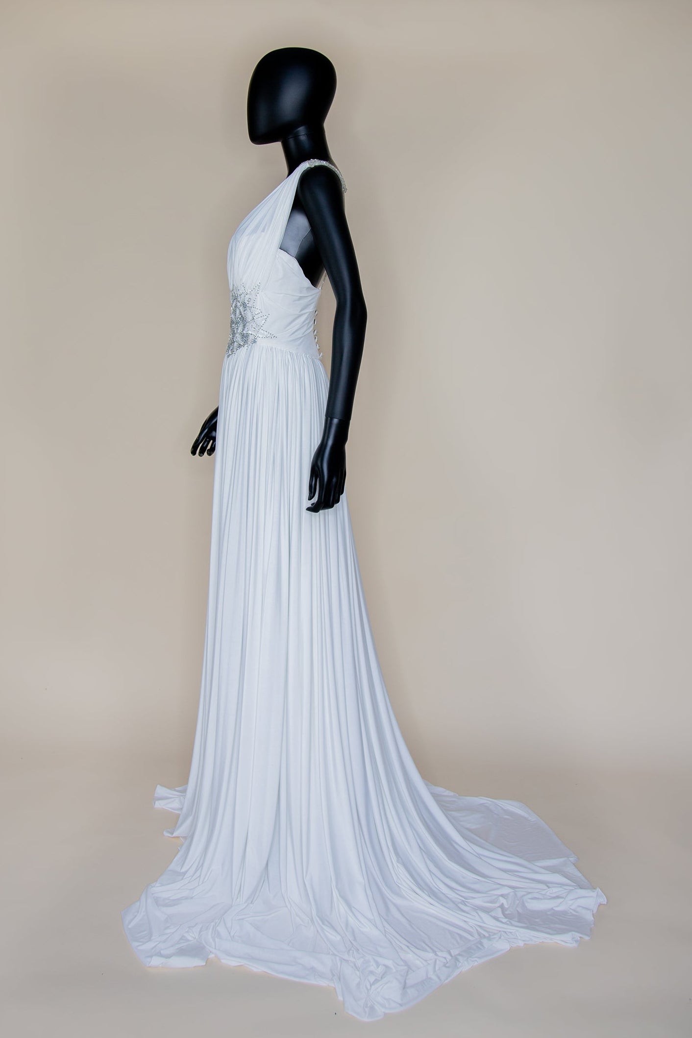 venus beaded dress VENUS GOWN IN BLUE | CULT MIA