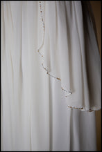 Hera - Gold Beaded Birds and Bees Silk Georgette Gown - S
