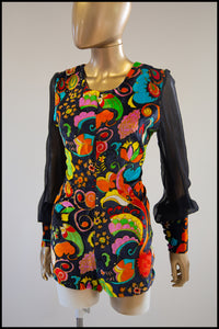 vintage 1970s bowie stardust velvet playsuit romper alexandra king