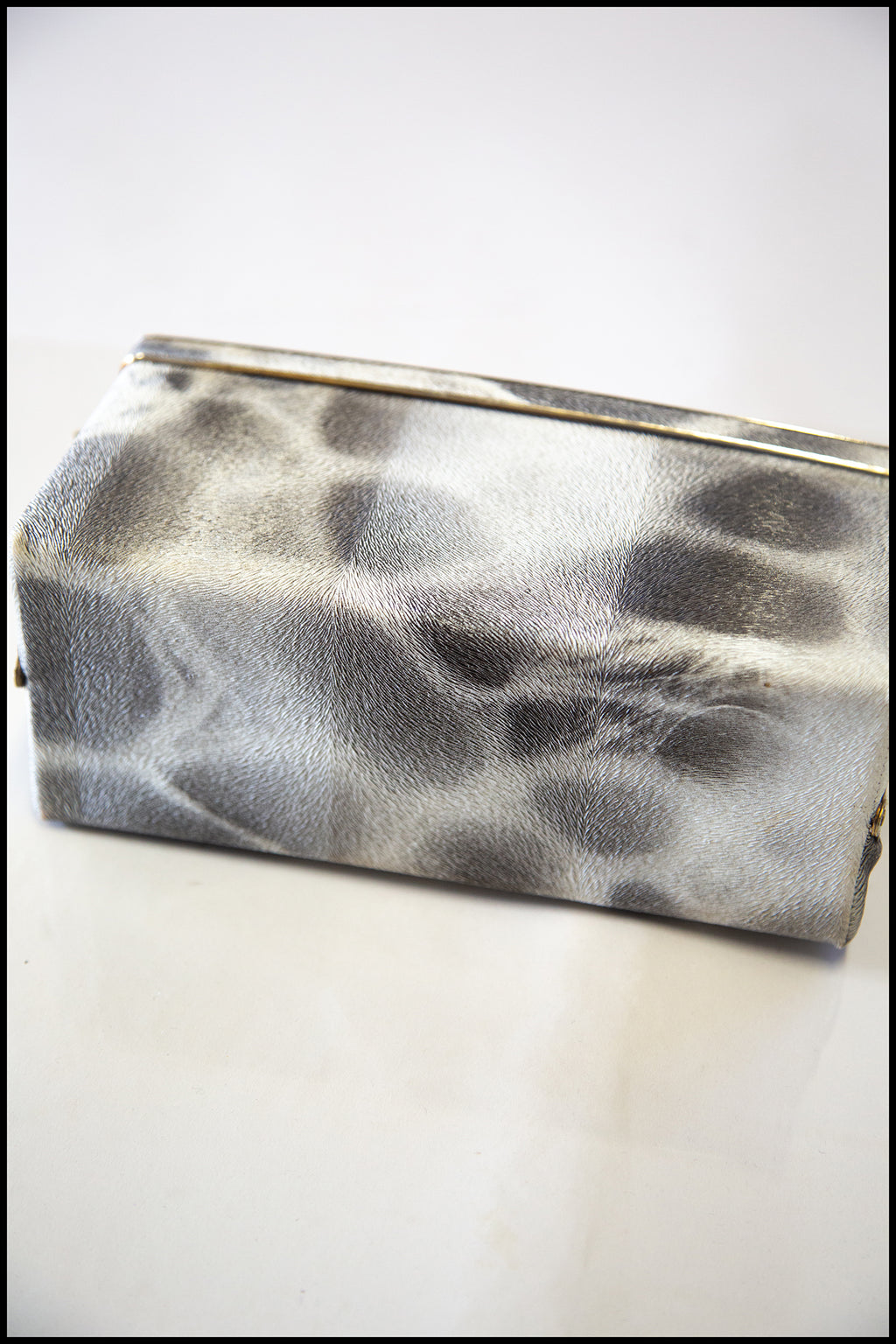 Vintage 1950s Dapple Grey Box Bag