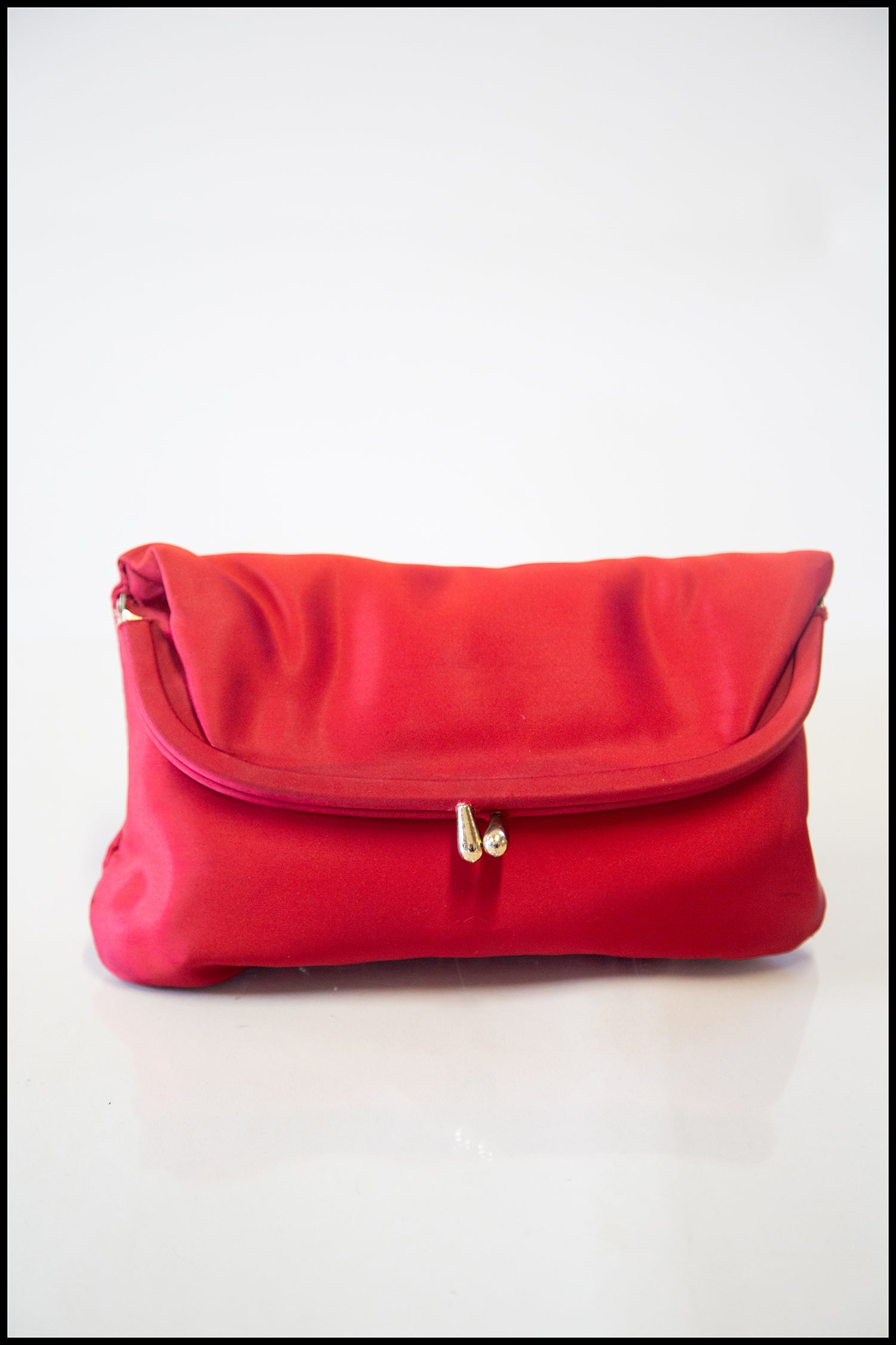 Vintage 1950s Red Satin Clutch Bag – ALEXANDRAKING