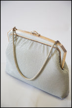 Vintage 1970s Cream Chain Mail Mesh Bag