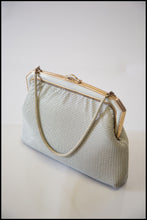 Vintage 1970s Cream Chain Mail Mesh Bag