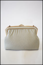 Vintage 1970s Cream Chain Mail Mesh Bag