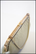 Vintage 1970s Cream Chain Mail Mesh Bag