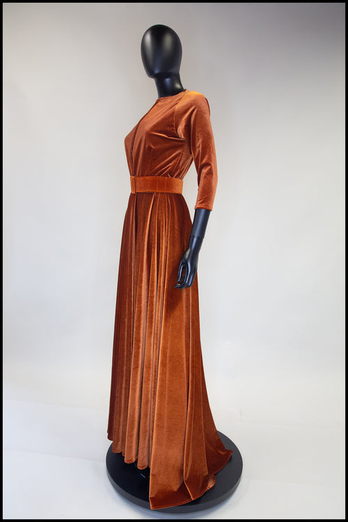 alexandra king amber velvet