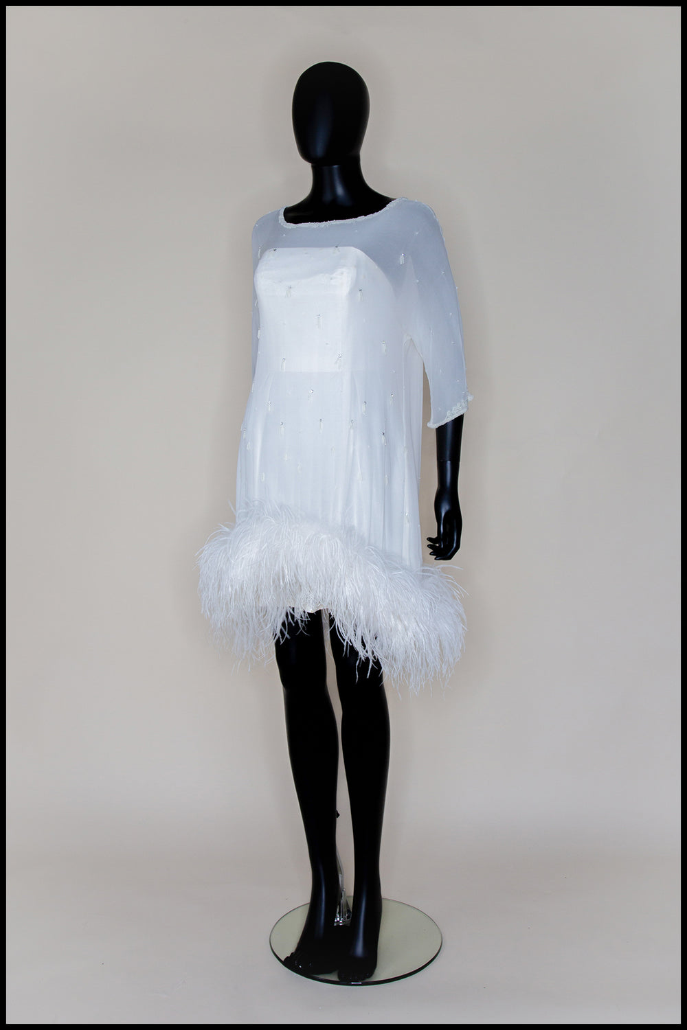 ワンピース Mardi Mercredi OSTRICH MINI DRESS PIQUET OSTRICH MINI DRESS PIQUET（ワンピース）｜Mardi Mercredi