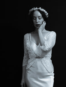 Vintage 1930s Wax Flower Crown