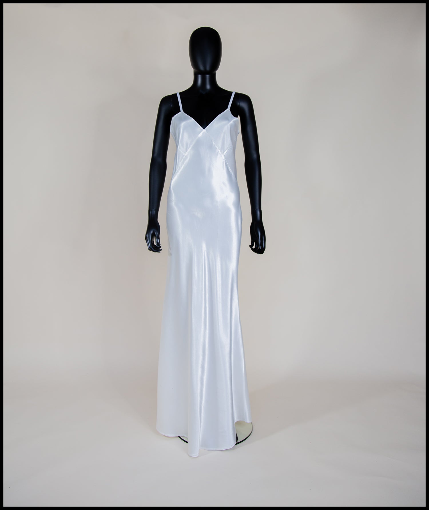 vintage 1930s bias cut ivory gown alexandra king