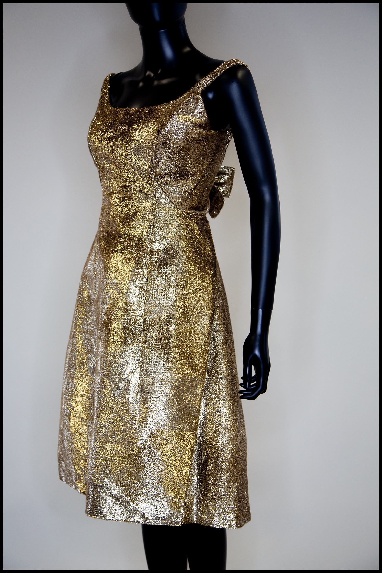 Vintage 1960s Gold Lame Cocktail Dress – ALEXANDRA-KING