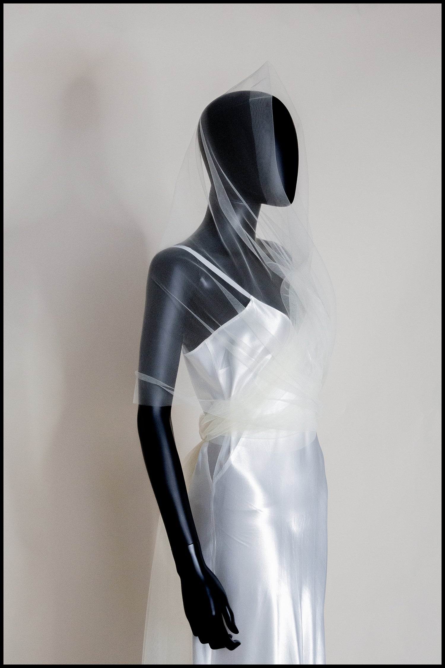 Acer - Sheer Tulle Wrap Shawl